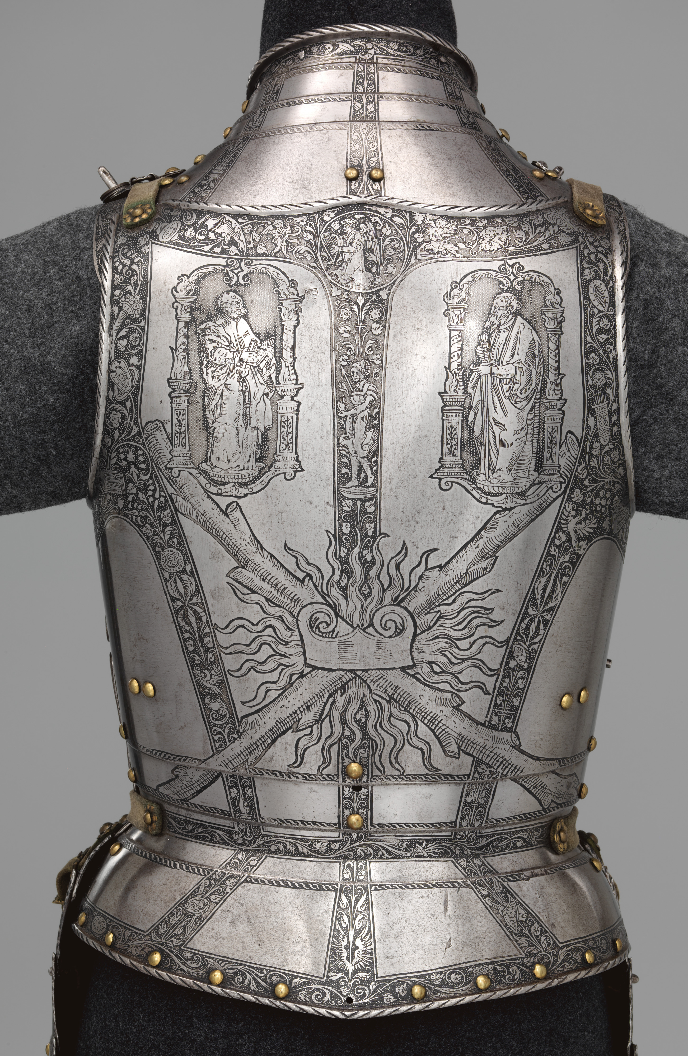 Etched skull reinforce